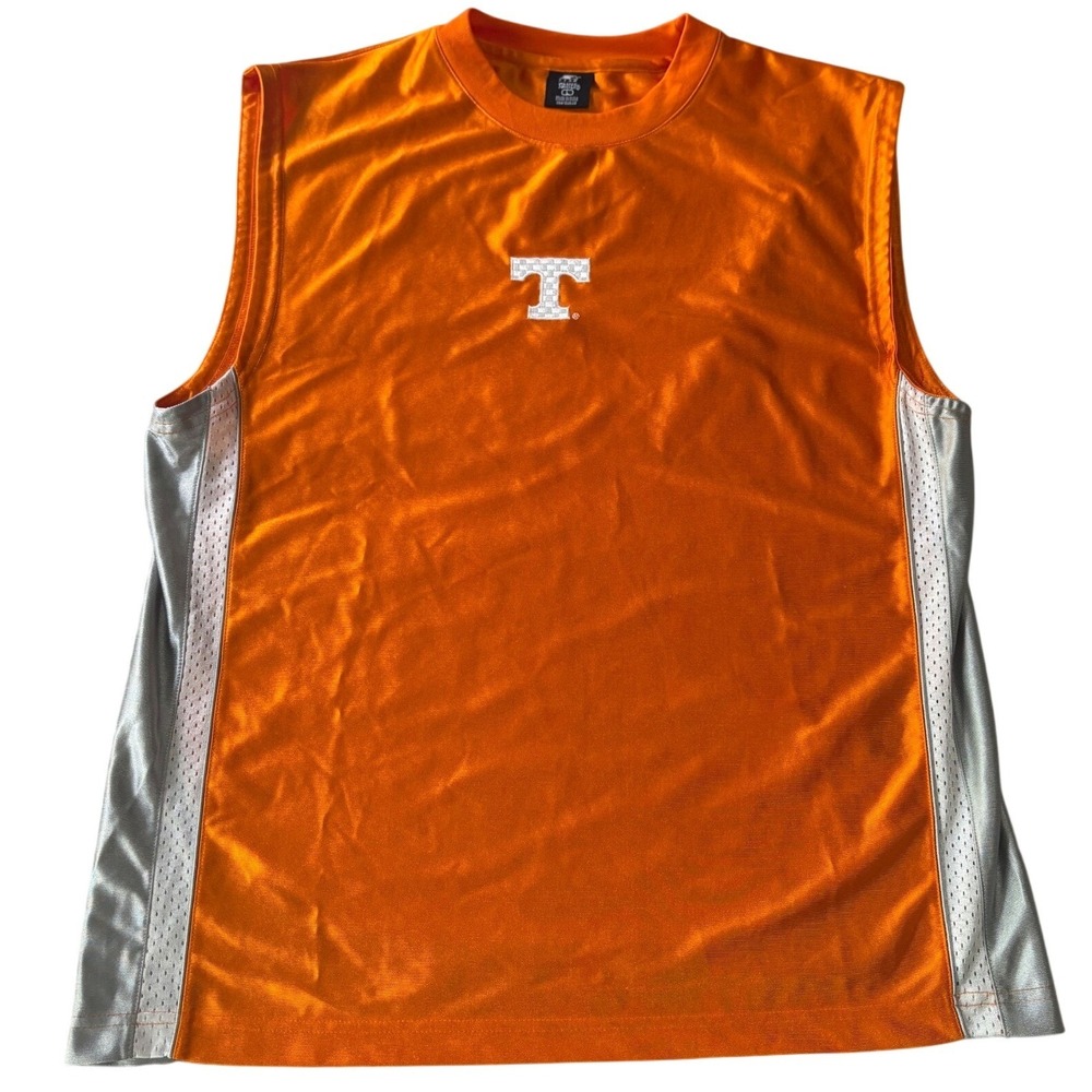 Starter Tennessee Volunteers Jersey Large Orange Sleeveless Mesh Tank NCAA L